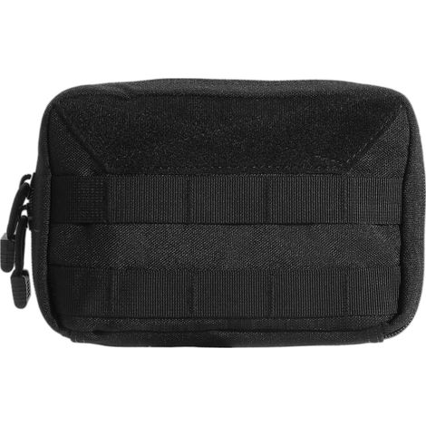 Sac tactique - Sacoche EDC compacte pour outils et matériel médical - Sac banane en nylon avec fermeture éclair - Organisateur pour gadgets EDC - Noir (1/5)