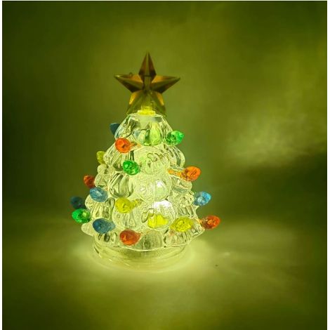 Mini adornos para árbol de Navidad – Transparentes, 6 piezas – Juego de 16 decoraciones