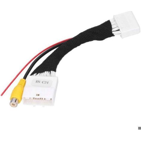 Adaptateur de caméra de recul - - 24 broches - Compatible Renault - Prise RCA - Plug and play - Durable (1/4)