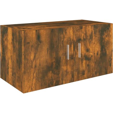 Maison Exclusive - Wandschrank Räuchereiche 80x39x40 cm Holzwerks
