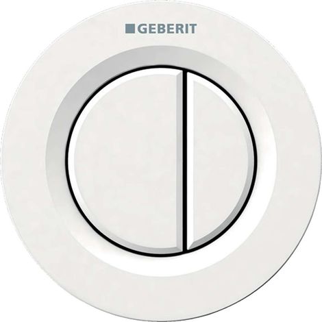 Geberit Spülsysteme - Fernbedienung Typ 01, pneumatisch, für 2 Spülwassermenge, Aplinweiß 116.042.11.1 (1/3)