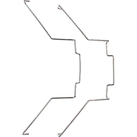 2 Stück Kühlclips zur Wärmeableitung für Computer-CPU-Lüfter, Edelstahl-Drahtbefestigung, Schnallenhalterung 12 cm (oberer Haken 12 cm) (1/5)