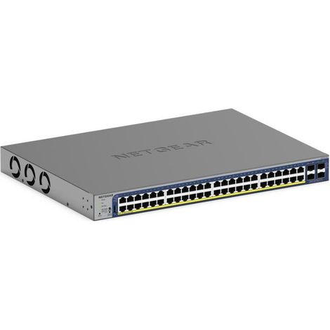 NETGEAR GS752TXP Managed L2/L3/L4 10G Ethernet (100/1000/10000) Power over Ethernet (PoE) Schwarz (1/4)