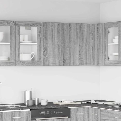 Hängeschrank Lyon Grau Sonoma 60x31x60 cm Holzwerkstoff