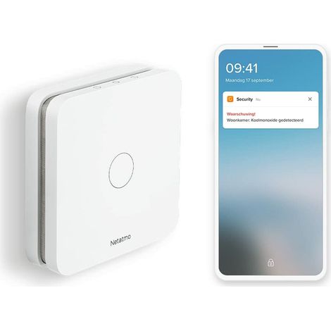 NETATMO NCO-EC - Sensore di monossido di carbonio con batteria a lunga durata e notifiche (1/3)