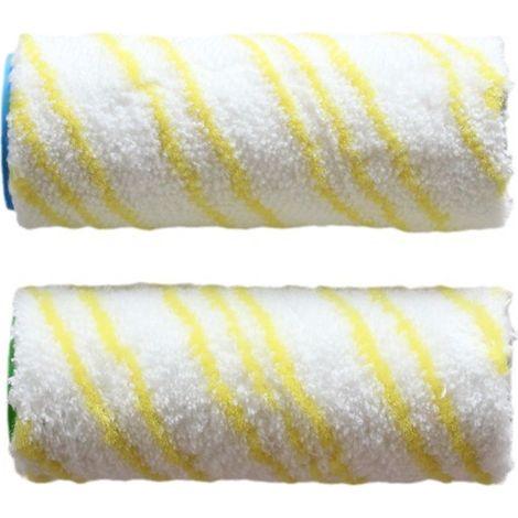 Compatible with FC7, FC5 and FC3 replacement rollers – Pack of 2 (yellow) – Machine washable at 60°C – Deep cleaning (1/5)