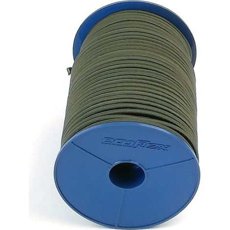 Expanderseil, Gummiseil, 8mm, 10m, schwarz