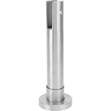 Pieds de support en acier inoxydable pour quincaillerie de porte de toilettes publiques (1/5)