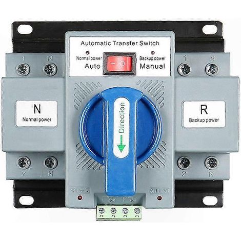Commutateur de transfert automatique (ATS) double alimentation 2P 63A 230V 50 Hz (1/5)