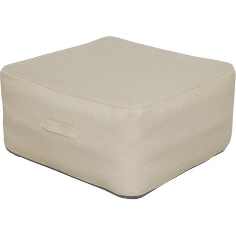 PROLOISIRS Tabouret gonflable d'extérieur Balloon écru 71 x 34 x 71 cm