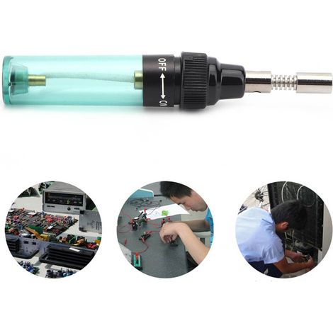 Fer à souder à gaz en forme de stylo VA-100 (vert transparent) (1/5)
