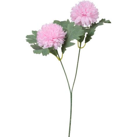 Ramo d'aglio doppio artificiale rosa, 57 cm (1/4)