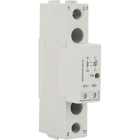 Vtizikl Relais statique, carte de relais statique SMT48 DIN Rail, module de commutation de relais SSR CA à commande CC (SMT4810)