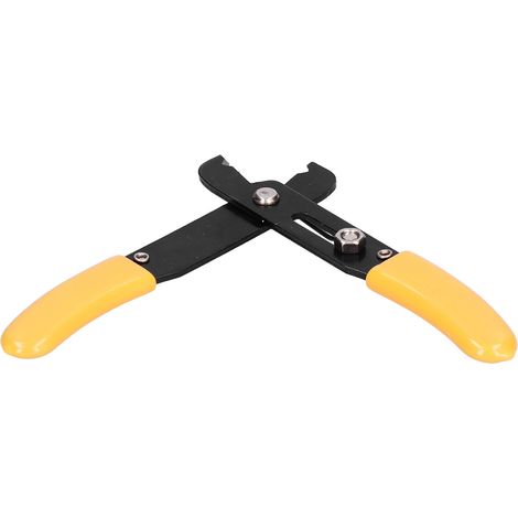 Mini pince à dénuder et couper les câbles, outil portatif réglable, jaune (1/5)