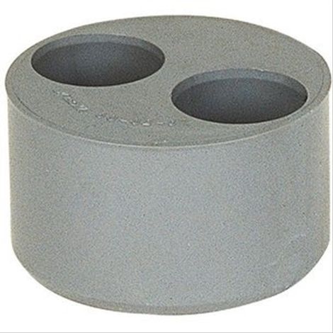 Tampon de réduction, PVC 2 trous Ø 100-50-32 Le lot de 10