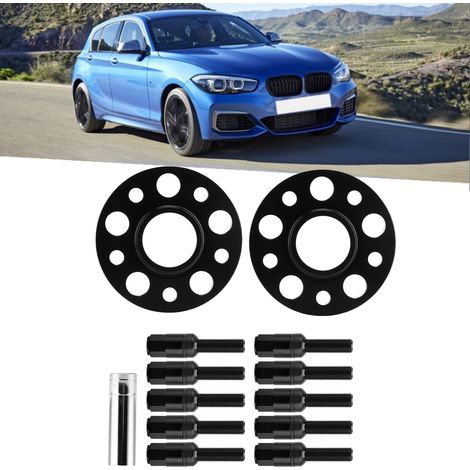 20-mm-Spurverbreiterungssatz für BMW 5er G30 G31 X1 X5 G05 Mini (07706-20(2)) (inkl. Schaumstoffschutz) Schwarz (1/5)