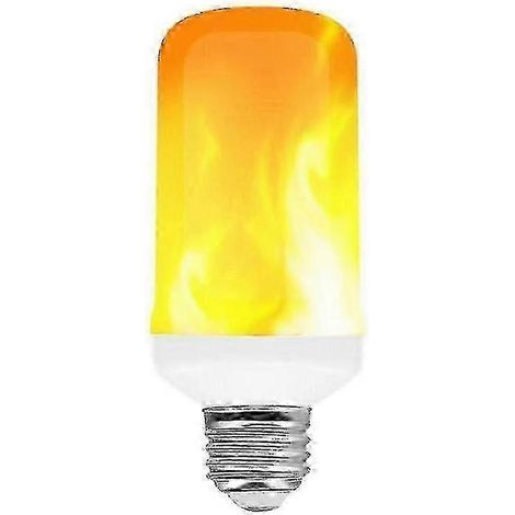 Ampoule LED effet flamme 9W culot E27, lampe à flamme vacillante, lampe d'ambiance décorative pour Noël, la maison, l'hôtel, le bar, les festivals. (1/4)