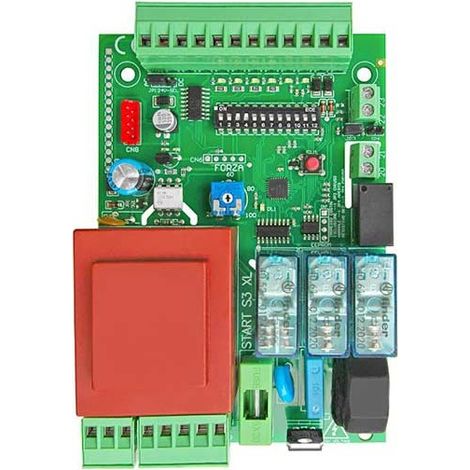 Centralina 230Vac monofase universale per motore cancello scorrevole - basculante Nologo START-S3XL (1/4)