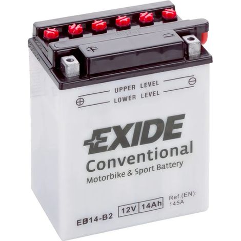 Batterie moto Exide EB14-B2 YB14-B2 12v 14ah 145A (1/2)
