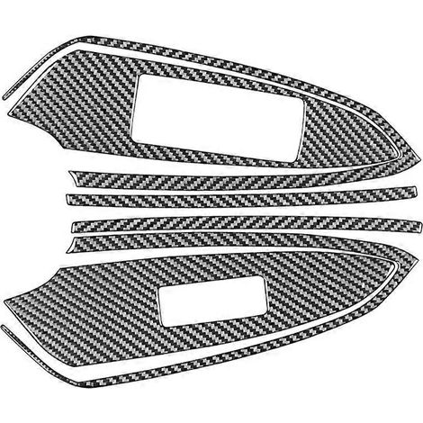 Zubehör für die Bedienfeldverkleidung der Fensterheber aus Kohlefaser für Lexus RC RC300 RC350 RC200T 2015-2020 (Linkslenker). (1/5)