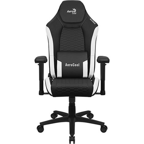 Aerocool Silla Ergonómica de Gaming Negra y Blanca (1/5)