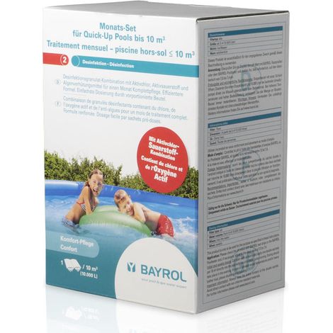 BAYROL Monats-Set Quick-Up Pool bis 10 m³ Desinfektionsgranulat-Kombi (1/5)