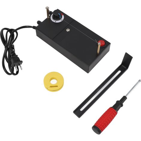 Machine à couper les rubans électrique portable, réglage fiable de la température, coupe-ruban pour rubans tressés, prise américaine 110V (1/5)