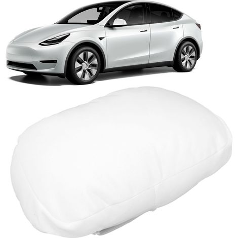 Dieses speziell für die Kopfstütze entwickelte Nackenstützkissen ist für Tesla Model 3 (2017-2023) und Model Y (2021-2023) in Weiß geeignet. (1/5)