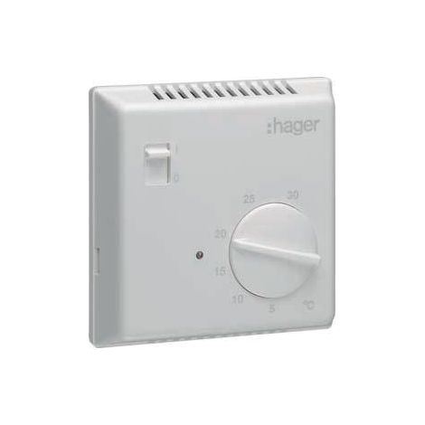 [NEUWERTIG] B-Ware Hager Ek051 Raumthermostat Bi Metall Schliesser Kontakt Raum Thermostat 1 St.