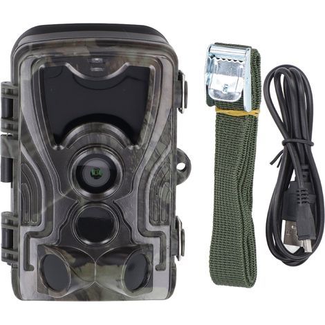 Appareil photo de chasse extérieur étanche HD avec vision nocturne infrarouge et détection de mouvement pour observation animale HC 801A (1/5)