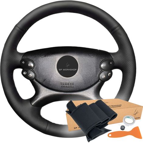 Embellecedor de la funda del volante para Mercedes Benz E W211 CLK 209 CLS C219 (1/5)