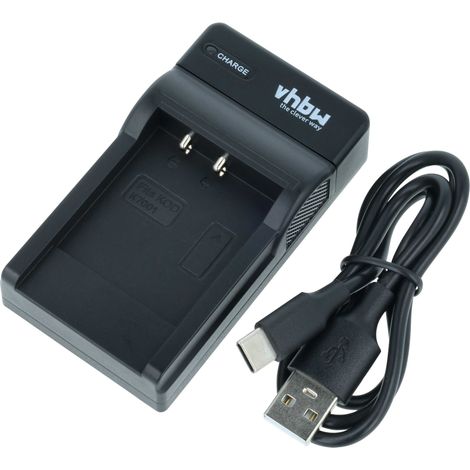 vhbw USB-C Ladegerät kompatibel mit BenQ DC E1050T, DC-E1050, DC-E1050T, DCE1050T, DCE1050, DC E1050 Kamera - Ladeschale + USB-C Kabel Ladeanzeige (1/5)