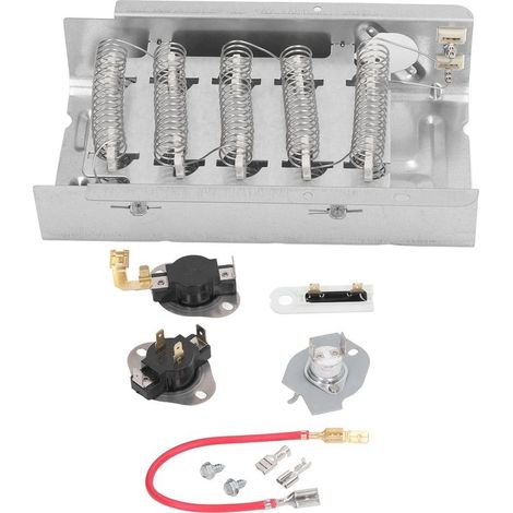 Kit d'éléments chauffants pour sèche-linge, Thermostat, fusible thermique, pièce de rechange pour chauffage (1/5)