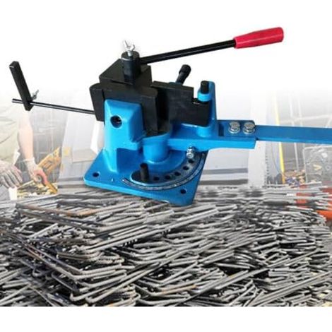 Universal Winkelbieger, Biegemaschine Biegegerät Winkelbiegemaschine, Manuelle Biegevorrichtung Rohrbieger Geeignet für Bauindustrie Chemische Industrie und Schiffstechnik