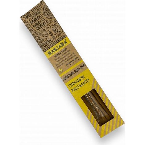 Bâtonnets d'encens Banjara CANNELLE PALO SANTO 15g