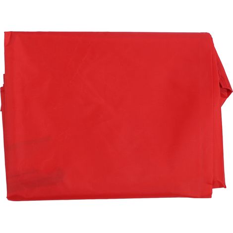 Toit de rechange pour parasol d'angle 4 coins, 1,9 x 2,9 m, rouge, idéal pour la publicité et les expositions en extérieur. (1/5)
