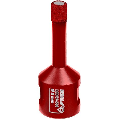 Corona diamantata DEDRA M14 8mm - Rossa, per tagli precisi