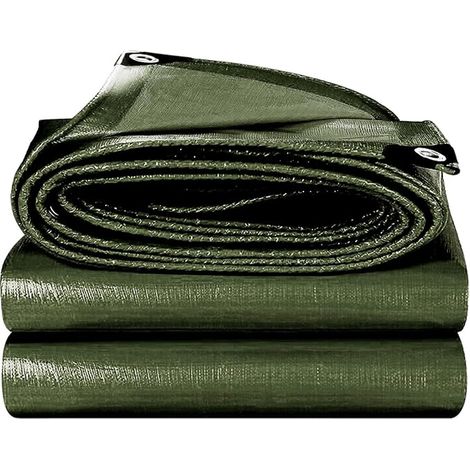 Tarpaulin Fabric Tarpaulin with Eyelets Tarpaulin for Garden Furniture Trampoline Car Green (1/5)