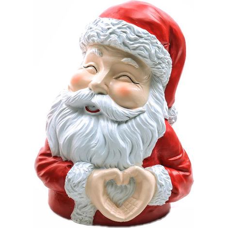 Decorazione natalizia in resina di alta qualità da appoggio per decorazioni natalizie -Babbo Natale
