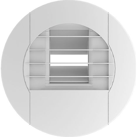 Bouche d'extraction hygroréglable BEHC-E 10-40/90 - Cuisine - ø 125mm - 10 à 40m³/h - Bouton poussoir ou télécommande (1/2)