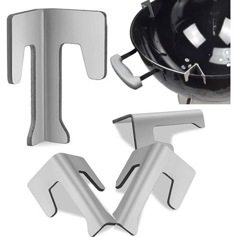 Lot de 4 entretoises universelles pour Barbecue entretoises Plaque BBQ en Acier Inoxydable - Universel - Acier