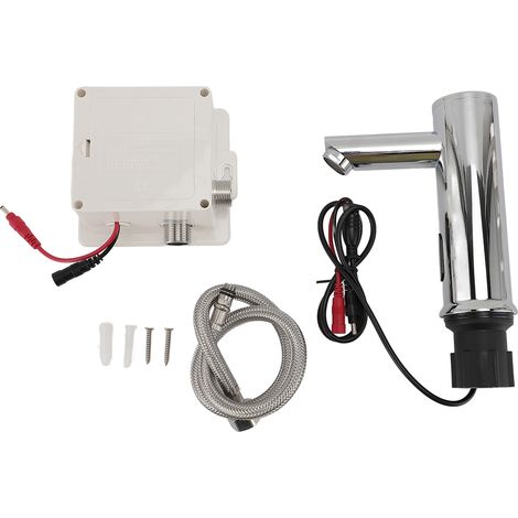 Robinet sans contact G1/2, filetage mâle, capteur de mouvement automatique alimenté par batterie avec filtre. (1/5)