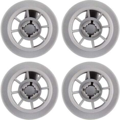 4 Pièces Roues Pour Lave-vaisselle Roue Du Panier Inférieur Accessoires De Lave-vaisselle Roulettes De Lave-vaisselle Panier Inférieur Rouleaux De Lave-vaisselle Molette Plastique (1/4)