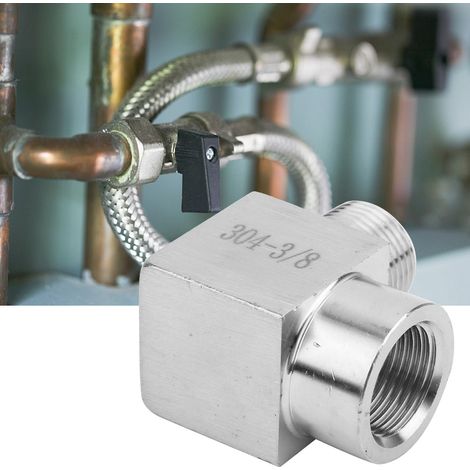 Coude BSPP avec filetage interne et externe, raccord rapide pour air et huile, 3/8 pouce (1/5)