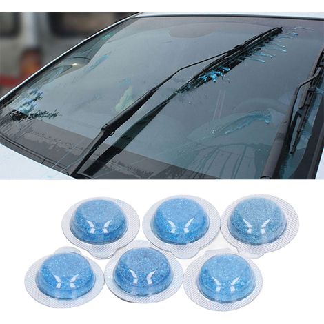 Feuilles de lessive concentrées (100 feuilles) pour pare-brise de voiture, pastilles effervescentes solides, feuilles nettoyantes pour essuie-glaces, conviennent aux vitres de la cuisine de voiture, b (1/5)