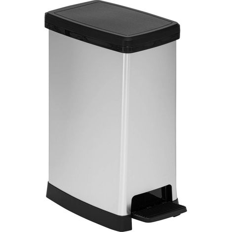 Cubo de plástico gris de 40 litros - 5five