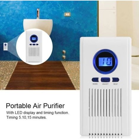 Ozone Generator Sterilizer Air Purifier Toilet Bedroom Deodorizer Disinfectant Machine AC220V EU Plug (1/4)