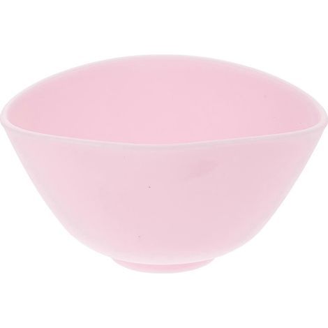 Bol en silicone anti-chute inodore 8 x 5 cm pour usage domestique, idéal pour mélanger les masques faciaux et effectuer des préparations doseuses (taille S, rose)-8.00X8.00X5.00CM-Pink (1/3)