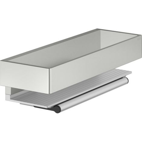 KEUCO EDITION 11 Tablette de douche avec raclette en verre,