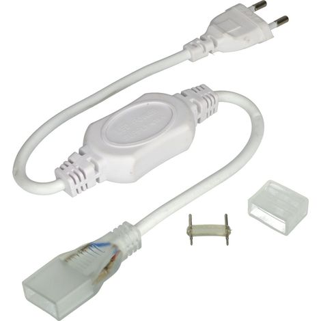 Jandei - Kit Conexión Exterior IP65 tira led 220V 20mm Corte 50 cm